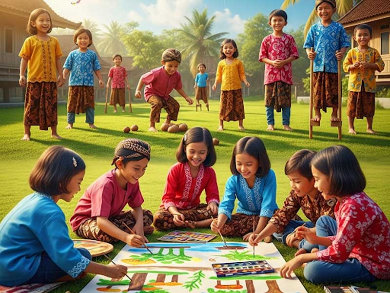 Warna Ceria Anak Indonesia untuk Kreasi Menjalani Masa Depan