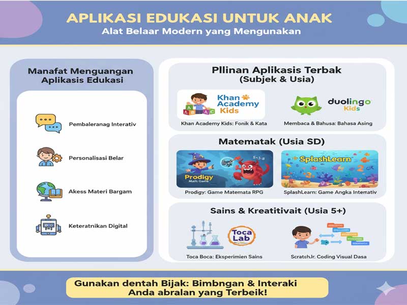 Aplikasi Edukasi untuk Anak: Belajar Modern yang Menyenangkan