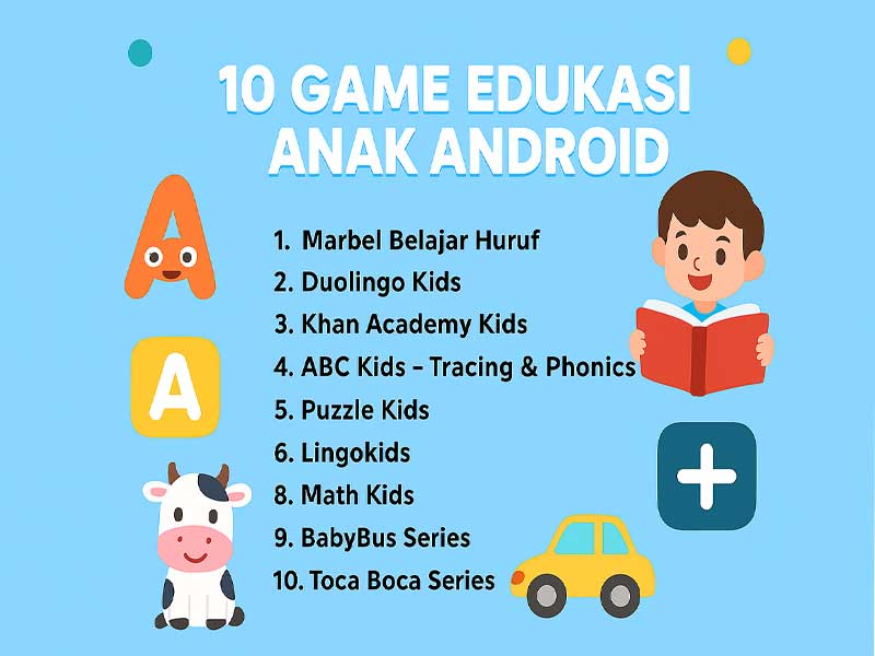 Game Edukasi Anak Android: Belajar Jadi Menyenangkan