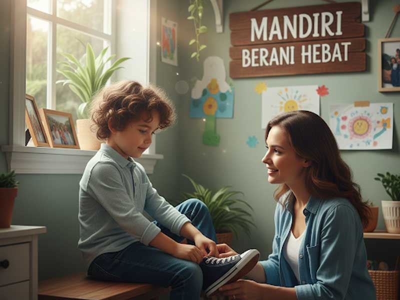 Melatih Anak Mandiri: Tanggung Jawab dan Rasa Percaya Diri