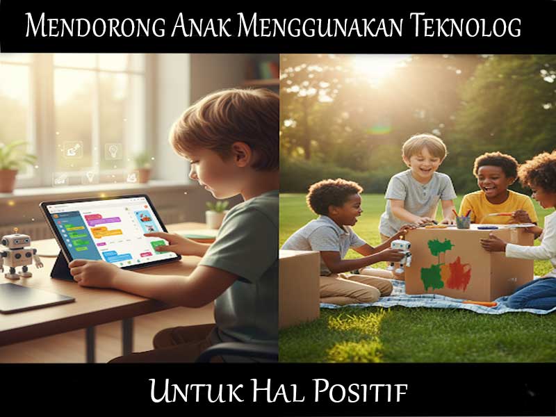 Mendorong Anak Menggunakan Teknologi untuk Hal Positif