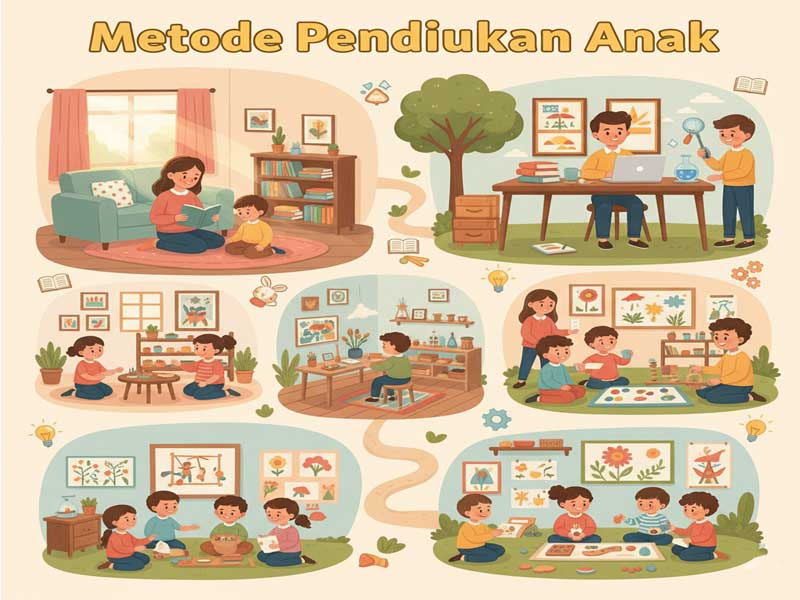 Metode Pendidikan Anak: Jalan Terbaik Tumbuh Kembang Si Kecil