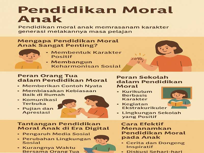 Pendidikan Moral Anak: Penting Membentuk Karakter Masa Depan