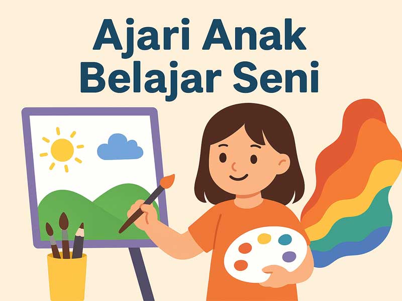 Ajari Anak Belajar Seni: Menumbuhkan Kreativitas Sejak Dini