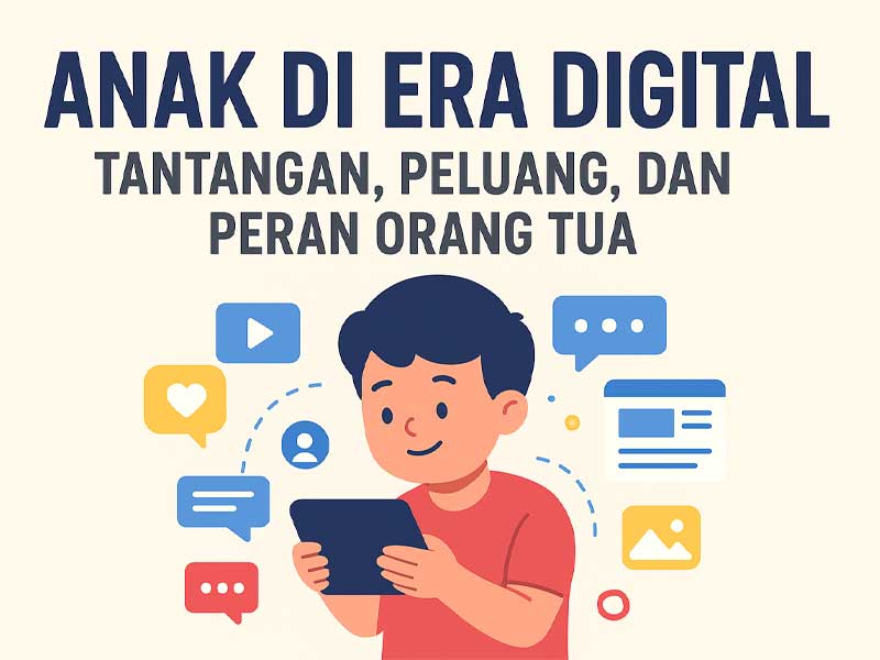 Anak di Era Digital: Tantangan, Peluang, dan Peran Orang Tua