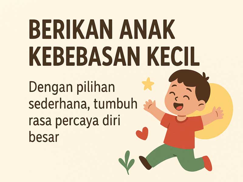 Berikan Anak Kebebasan Kecil: Mengapa Anak Perlu Diberi Kebebasan Kecil?