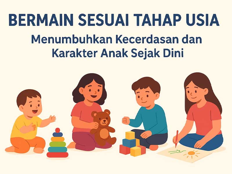 Bermain Sesuai Tahap Usia: Menumbuhkan Kecerdasan dan Karakter Anak Sejak Dini