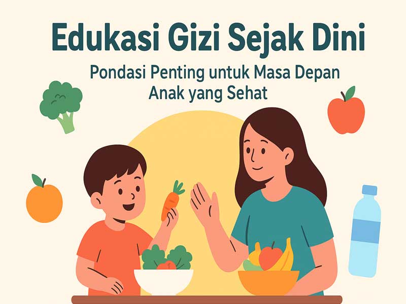 Edukasi Gizi Sejak Dini: Pondasi Penting untuk Masa Depan Anak yang Sehat