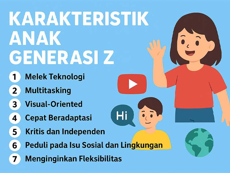 Karakteristik Anak Generasi Z: Mengenal Generasi Digital yang Dinamis