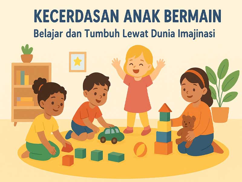 Kecerdasan Anak Bermain: Belajar dan Tumbuh Lewat Dunia Imajinasi