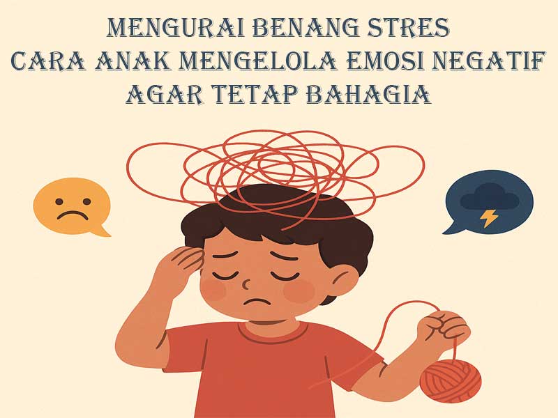 Mengurai Benang Stres: Cara Anak Mengelola Emosi Negatif Agar Tetap Bahagia