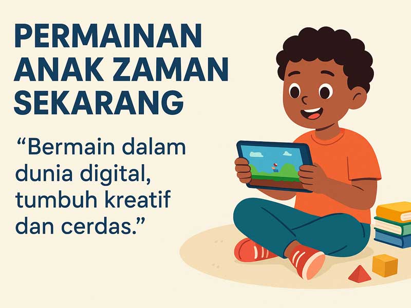 Permainan Anak Zaman Sekarang: Antara Kreativitas Digital dan Tantangan Sosial