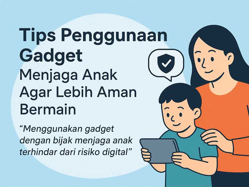 Tips Penggunaan Gadget Menjaga Anak Agar Lebih Aman Bermain