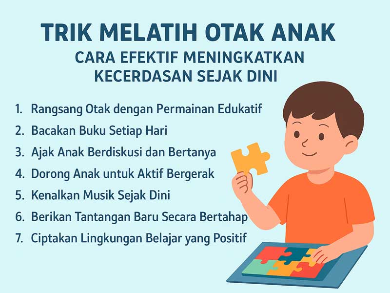 Trik Melatih Otak Anak: Cara Efektif Meningkatkan Kecerdasan Sejak Dini