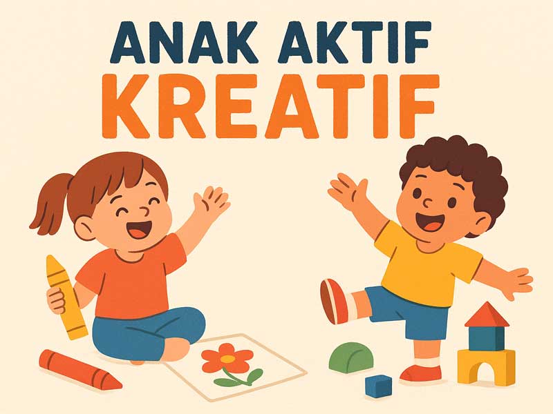 Anak Aktif dan Kreatif, Cerminan Tumbuh Kembang yang Sehat